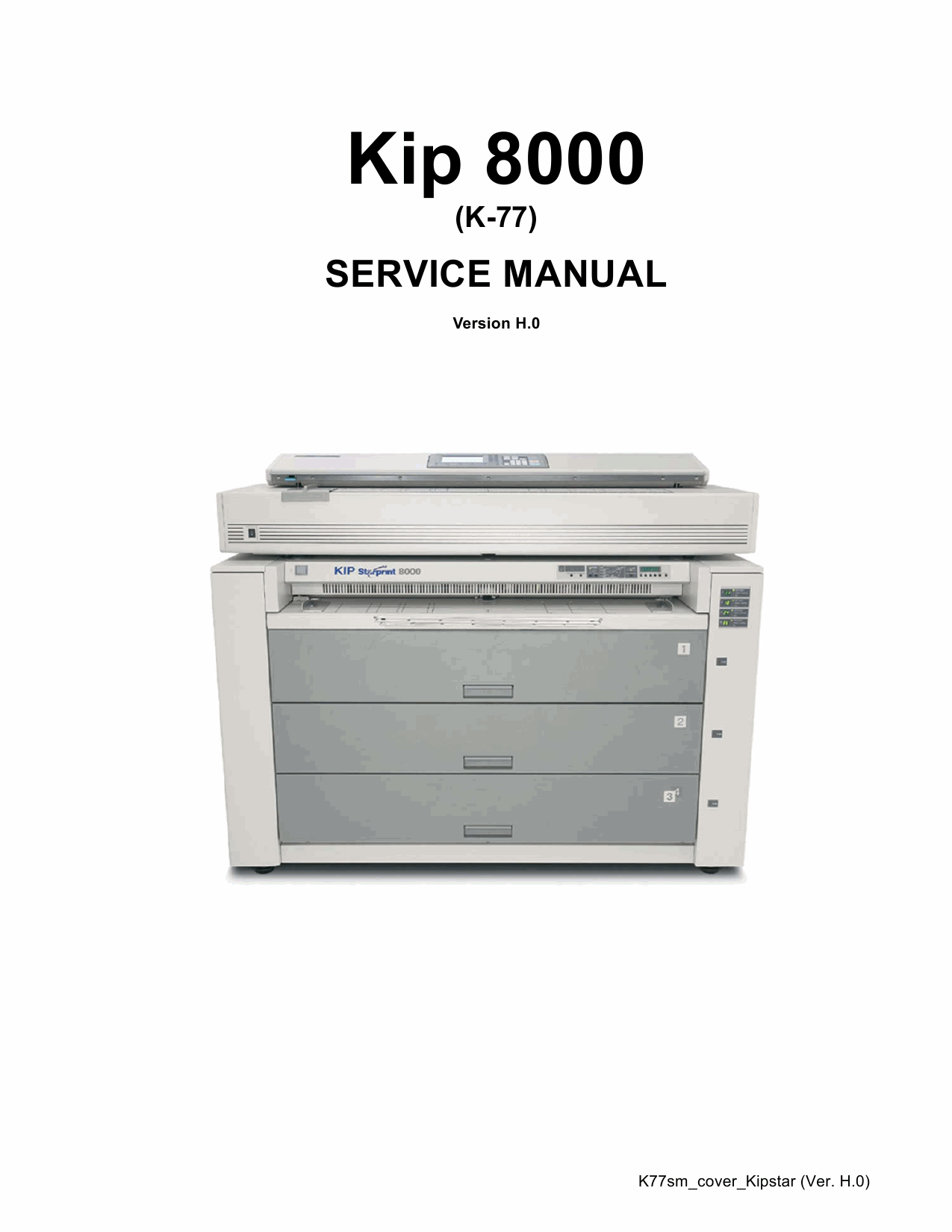 KIP 8000 K-77 Service Manual-1